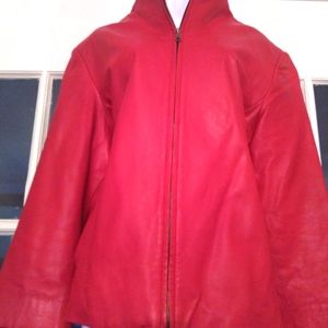 Soft butter leather jacket